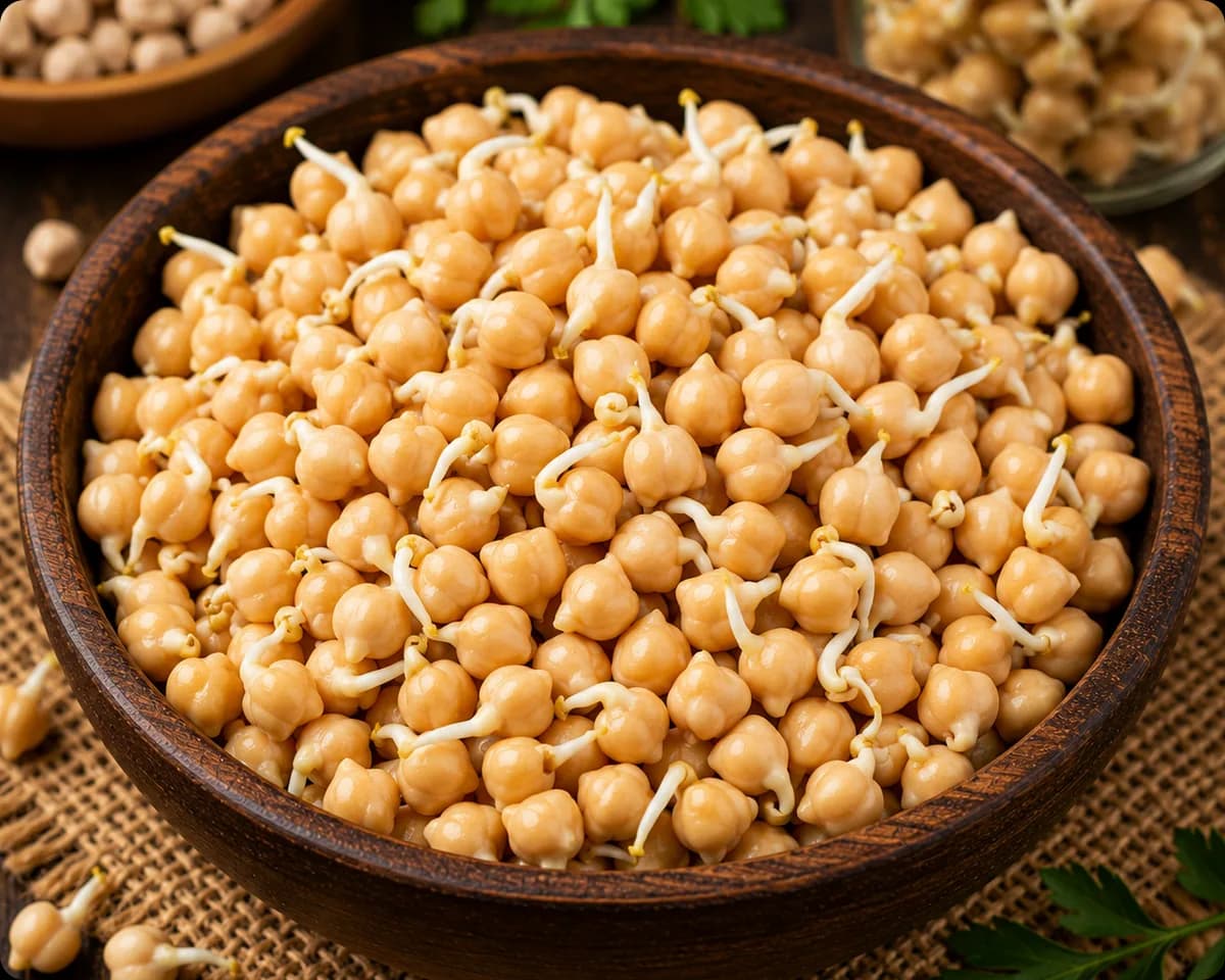 White Channa Sprouts